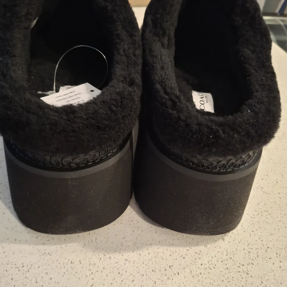 Coach Black Cecilia Slip-On Flats - Picture 3 of 7